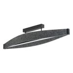 Ledvance Decor Flat Felt Deckenleuchte Grau 23W 800lm - 830 Warmweiß