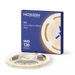 Noxion LED-Streifen Naga 5 Meter IP20 SMD2835/120 24V 9.6W/m 927 /8mm/50mm + DC Kabel