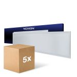 Mehrfachpackung 5x Noxion LED Panel Ecowhite V4.0 28W 3360lm - 830-840-865 CCT | 120x30cm - UGR <19