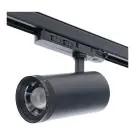 Noxion 3-Phasen Schienenstrahler Delta Aluminium Schwarz 30W 2250lm 15-55D - 927-930-940 CCT | Zoombar